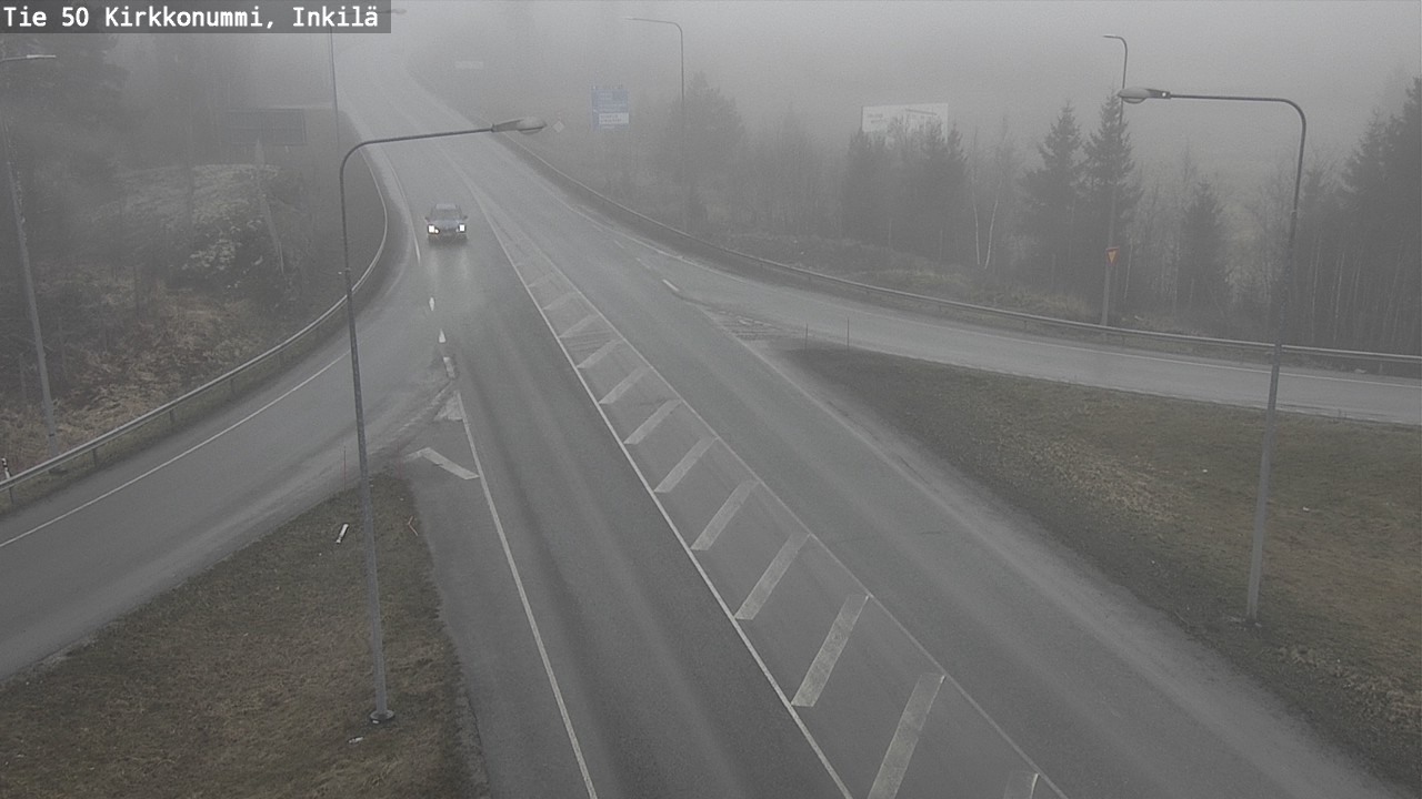 Weather Camera Image Road 50 Kirkkonummi, Inkilä, Kirkkonummi, Uusimaa