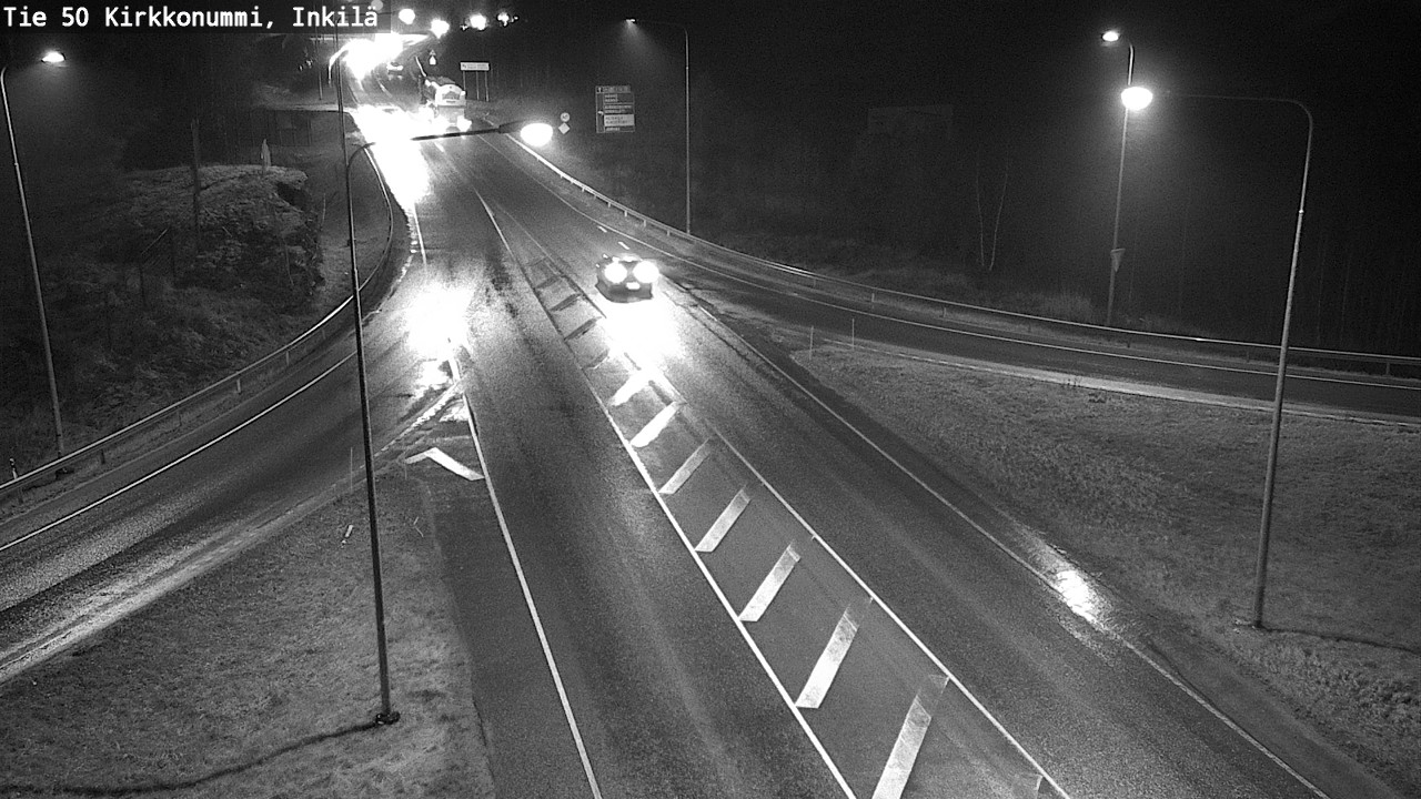 Weather Camera Image Road 50 Kirkkonummi, Inkilä, Kirkkonummi, Uusimaa