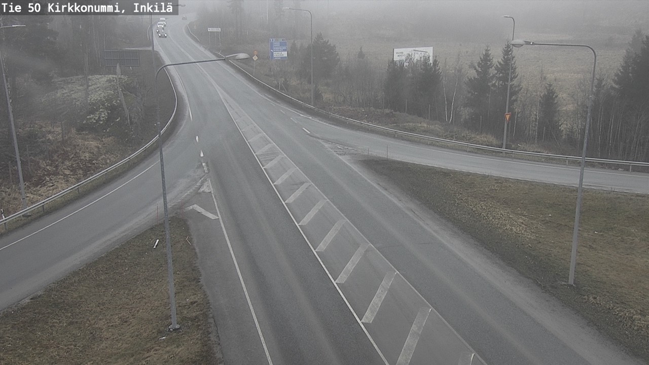 Weather Camera Image Road 50 Kirkkonummi, Inkilä, Kirkkonummi, Uusimaa