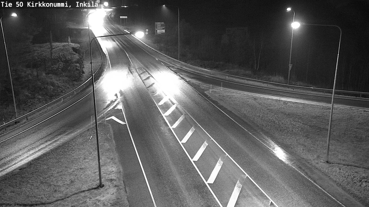 Weather Camera Image Road 50 Kirkkonummi, Inkilä, Kirkkonummi, Uusimaa