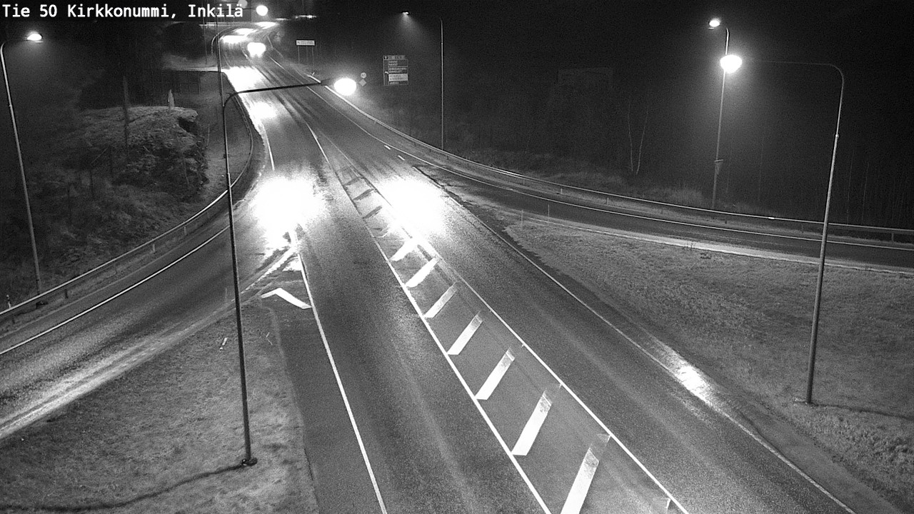 Weather Camera Image Road 50 Kirkkonummi, Inkilä, Kirkkonummi, Uusimaa