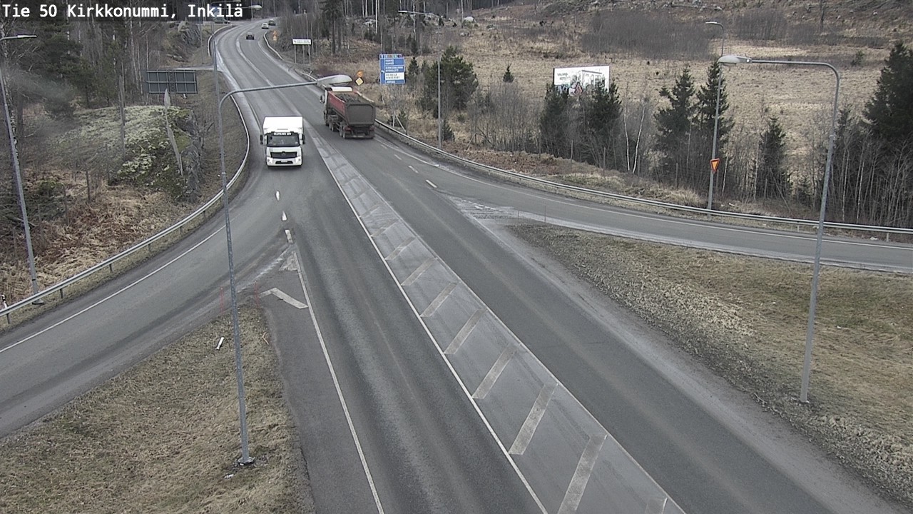 Weather Camera Image Road 50 Kirkkonummi, Inkilä, Kirkkonummi, Uusimaa