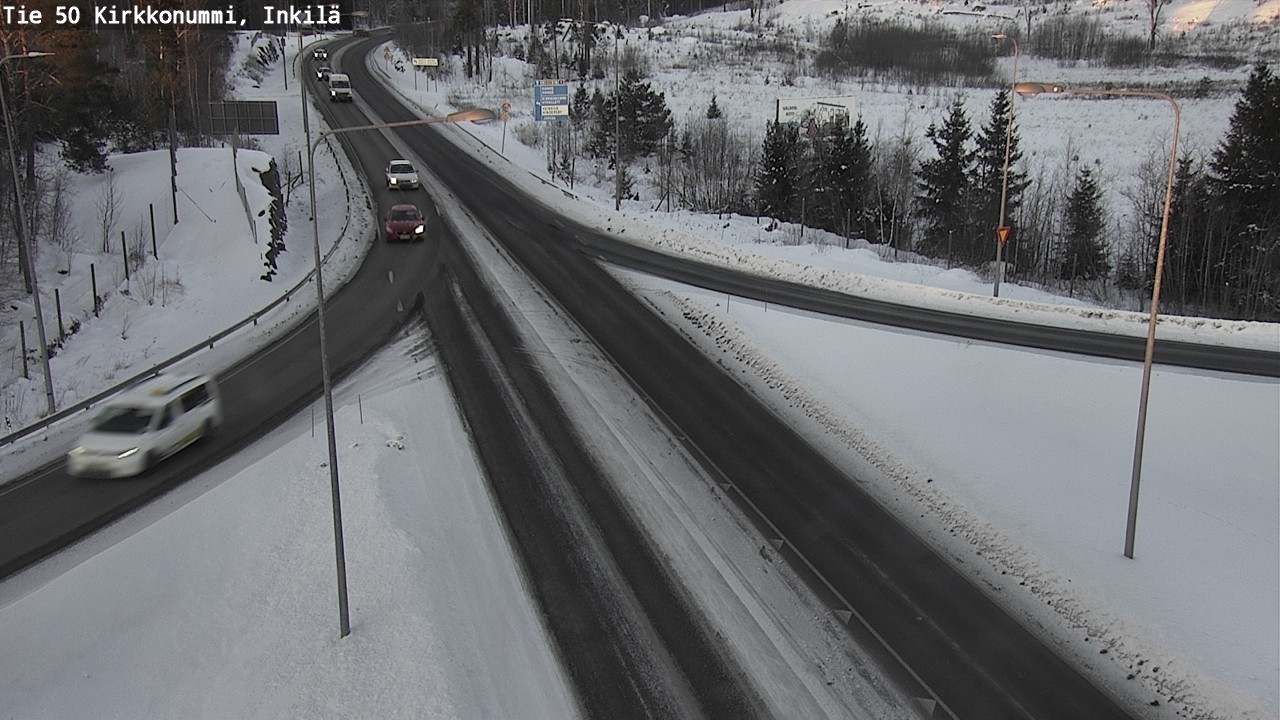 Weather Camera Image Road 50 Kirkkonummi, Inkilä, Kirkkonummi, Uusimaa