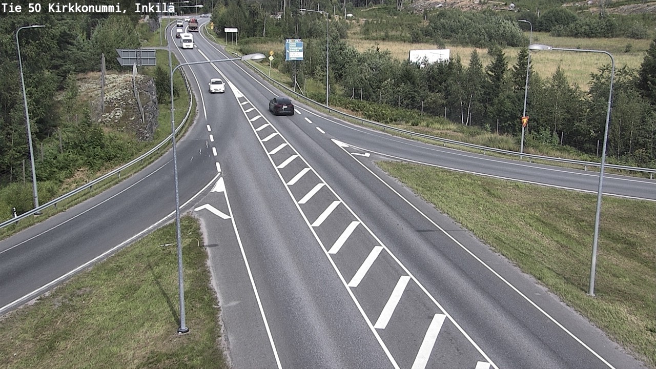 Weather Camera Image Road 50 Kirkkonummi, Inkilä, Kirkkonummi, Uusimaa