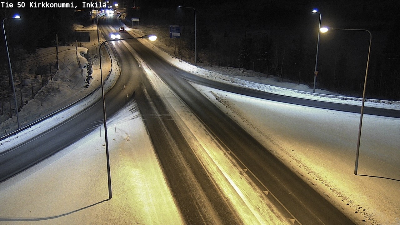 Weather Camera Image Road 50 Kirkkonummi, Inkilä, Kirkkonummi, Uusimaa