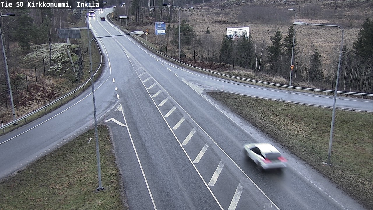 Weather Camera Image Road 50 Kirkkonummi, Inkilä, Kirkkonummi, Uusimaa