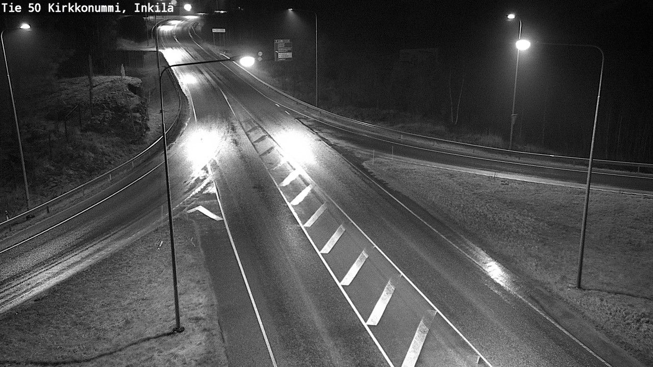 Weather Camera Image Road 50 Kirkkonummi, Inkilä, Kirkkonummi, Uusimaa