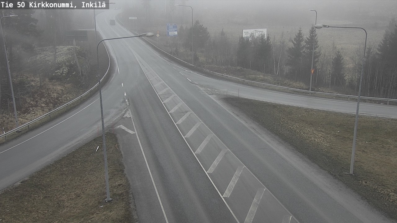 Weather Camera Image Road 50 Kirkkonummi, Inkilä, Kirkkonummi, Uusimaa