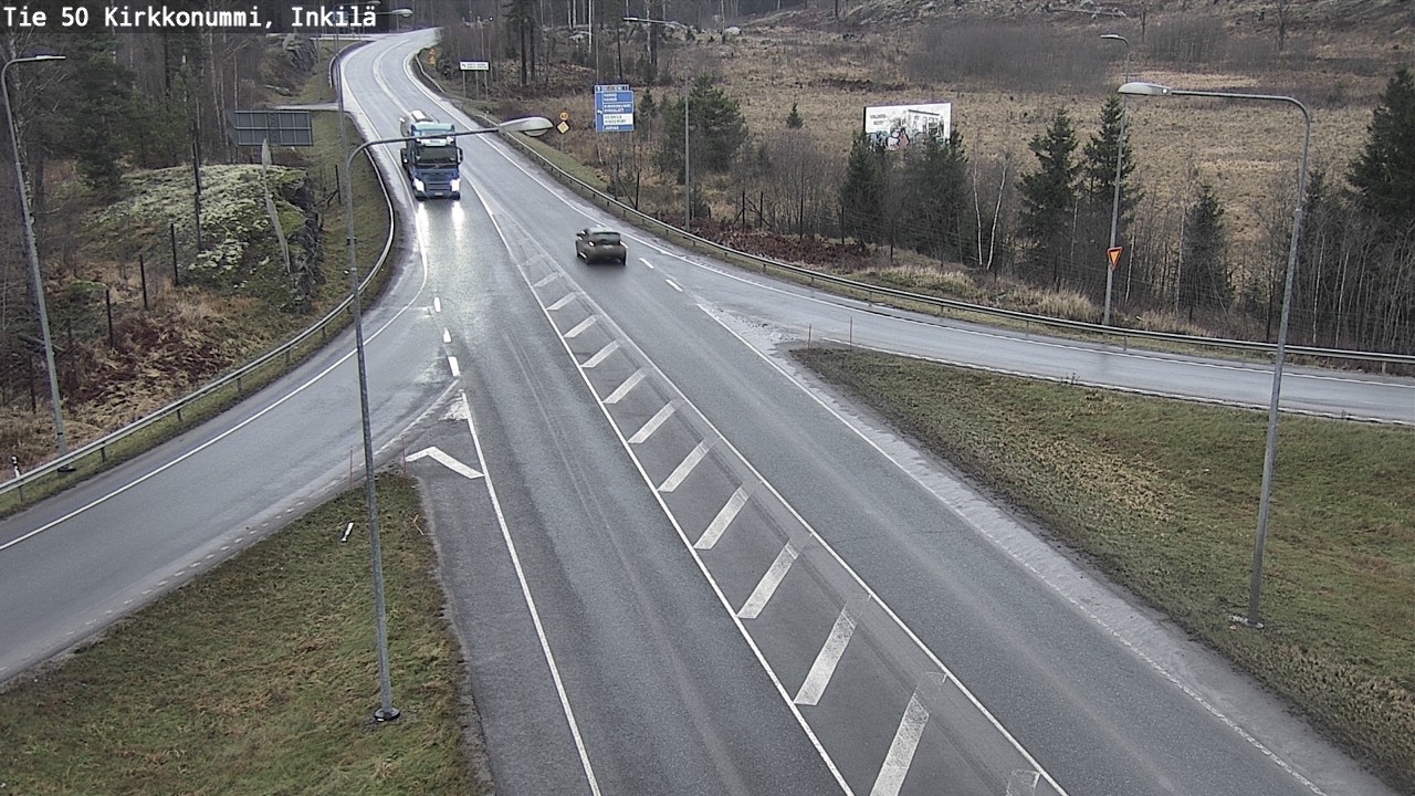 Weather Camera Image Road 50 Kirkkonummi, Inkilä, Kirkkonummi, Uusimaa
