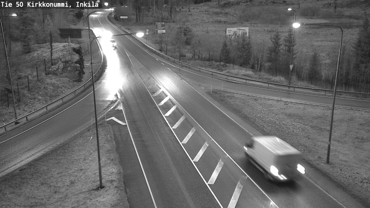 Weather Camera Image Road 50 Kirkkonummi, Inkilä, Kirkkonummi, Uusimaa