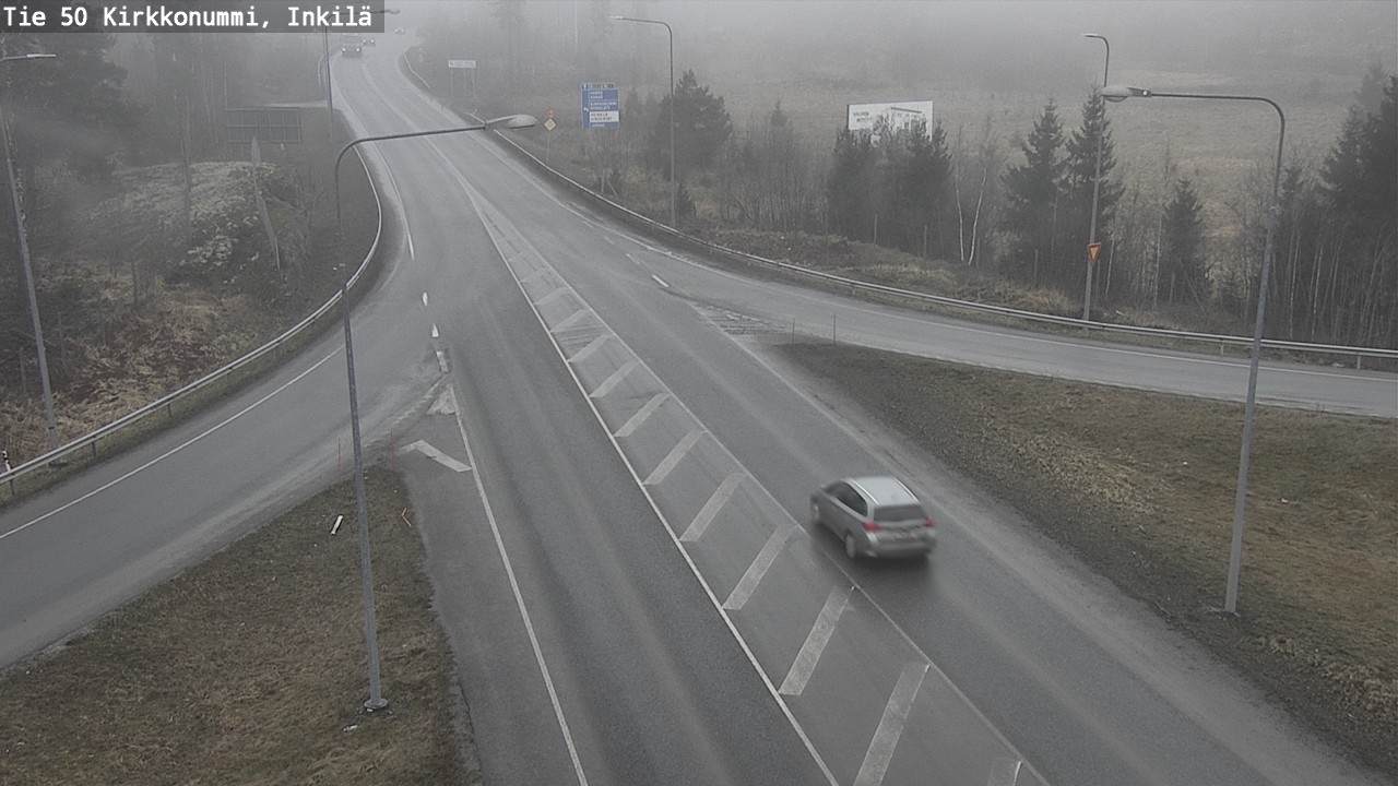 Weather Camera Image Road 50 Kirkkonummi, Inkilä, Kirkkonummi, Uusimaa