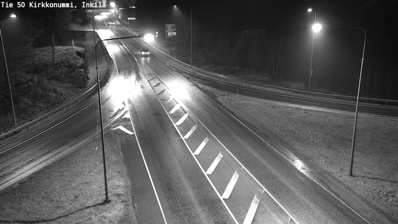 Weather Camera Image Road 50 Kirkkonummi, Inkilä, Kirkkonummi, Uusimaa
