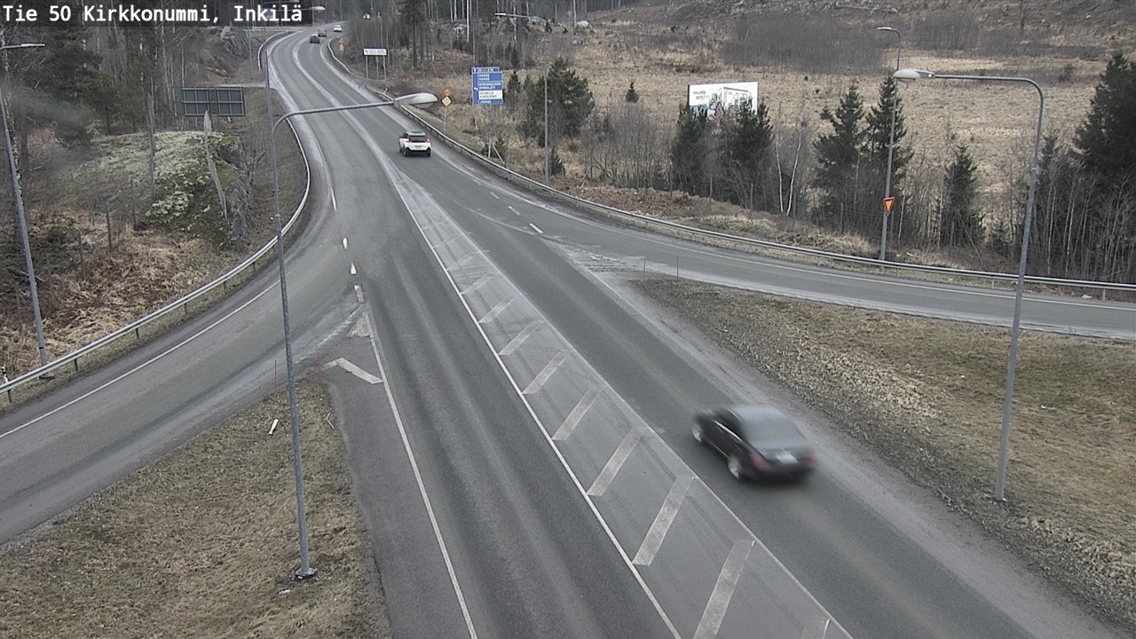 Weather Camera Image Road 50 Kirkkonummi, Inkilä, Kirkkonummi, Uusimaa