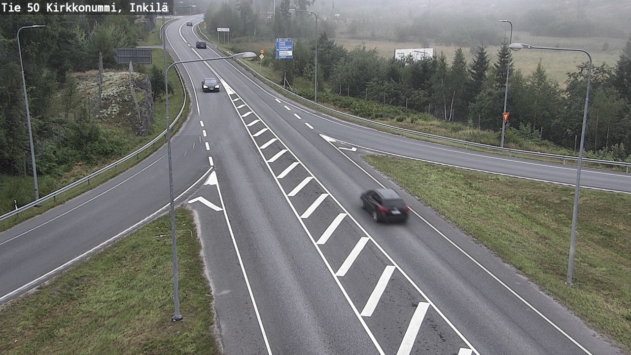 Weather Camera Image Väg 50 Kyrkslätt, Inkilä, Kirkkonummi, Uusimaa