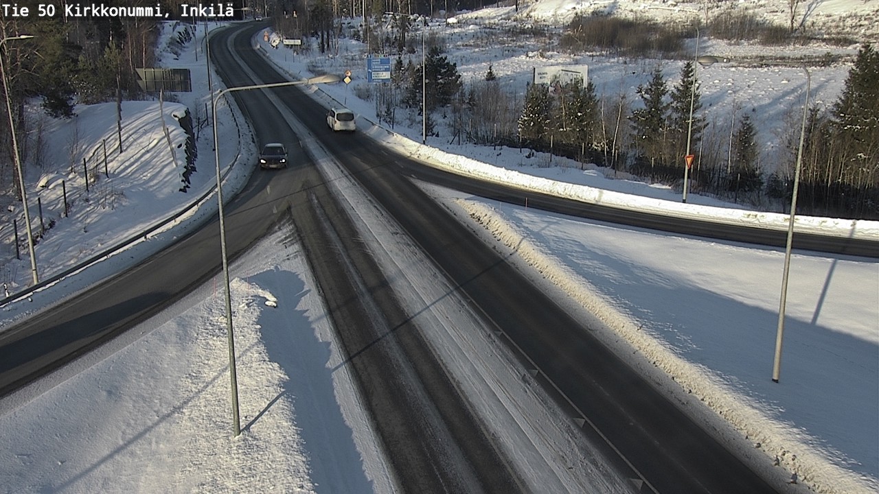 Weather Camera Image Road 50 Kirkkonummi, Inkilä, Kirkkonummi, Uusimaa
