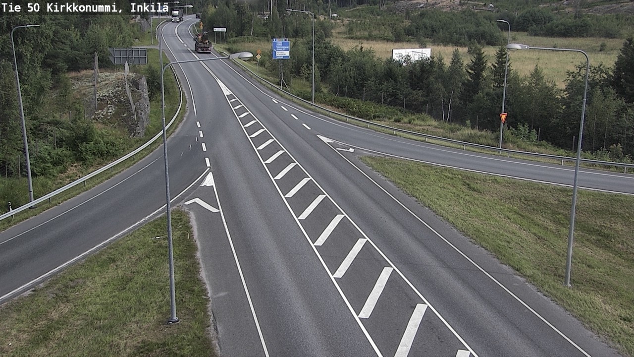 Weather Camera Image Väg 50 Kyrkslätt, Inkilä, Kirkkonummi, Uusimaa