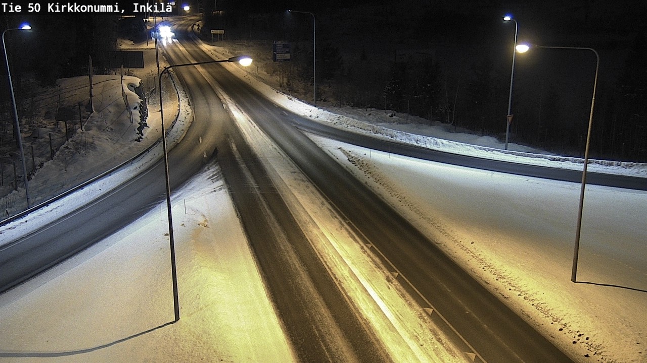 Weather Camera Image Road 50 Kirkkonummi, Inkilä, Kirkkonummi, Uusimaa