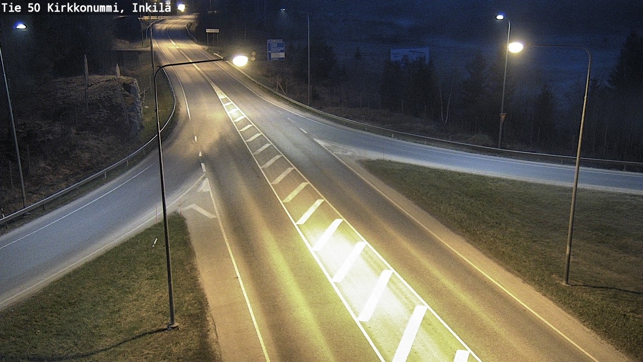 Weather Camera Image Road 50 Kirkkonummi, Inkilä, Kirkkonummi, Uusimaa