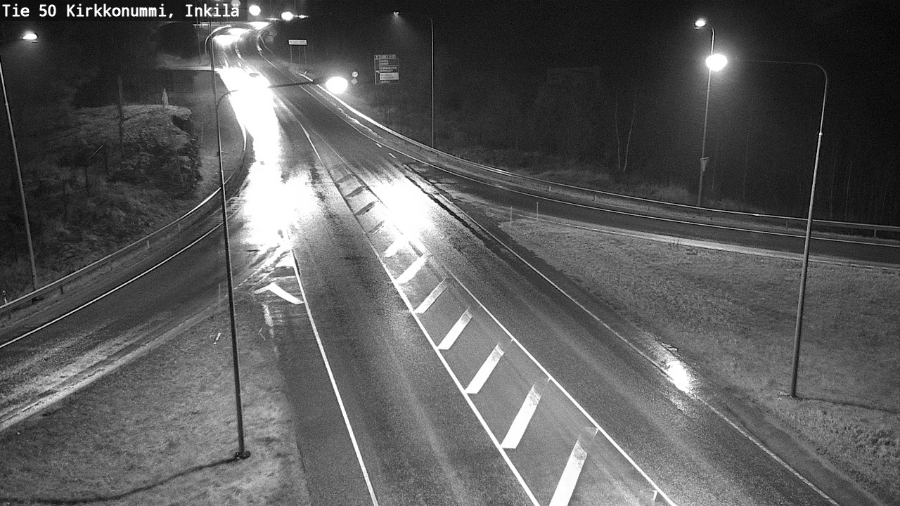 Weather Camera Image Road 50 Kirkkonummi, Inkilä, Kirkkonummi, Uusimaa