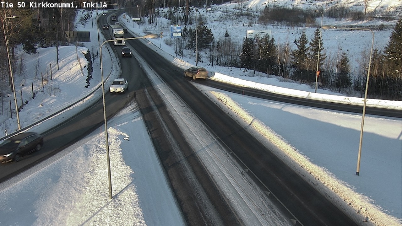 Weather Camera Image Road 50 Kirkkonummi, Inkilä, Kirkkonummi, Uusimaa