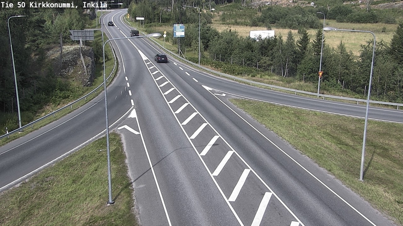 Weather Camera Image Road 50 Kirkkonummi, Inkilä, Kirkkonummi, Uusimaa
