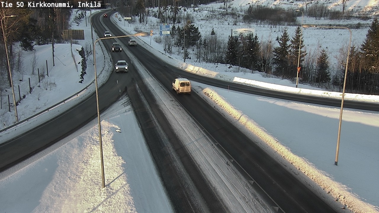 Weather Camera Image Road 50 Kirkkonummi, Inkilä, Kirkkonummi, Uusimaa