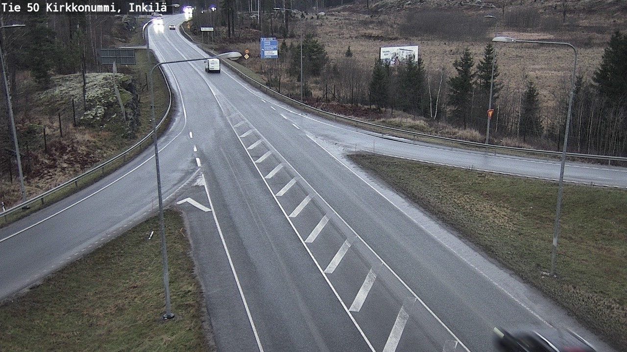 Weather Camera Image Road 50 Kirkkonummi, Inkilä, Kirkkonummi, Uusimaa