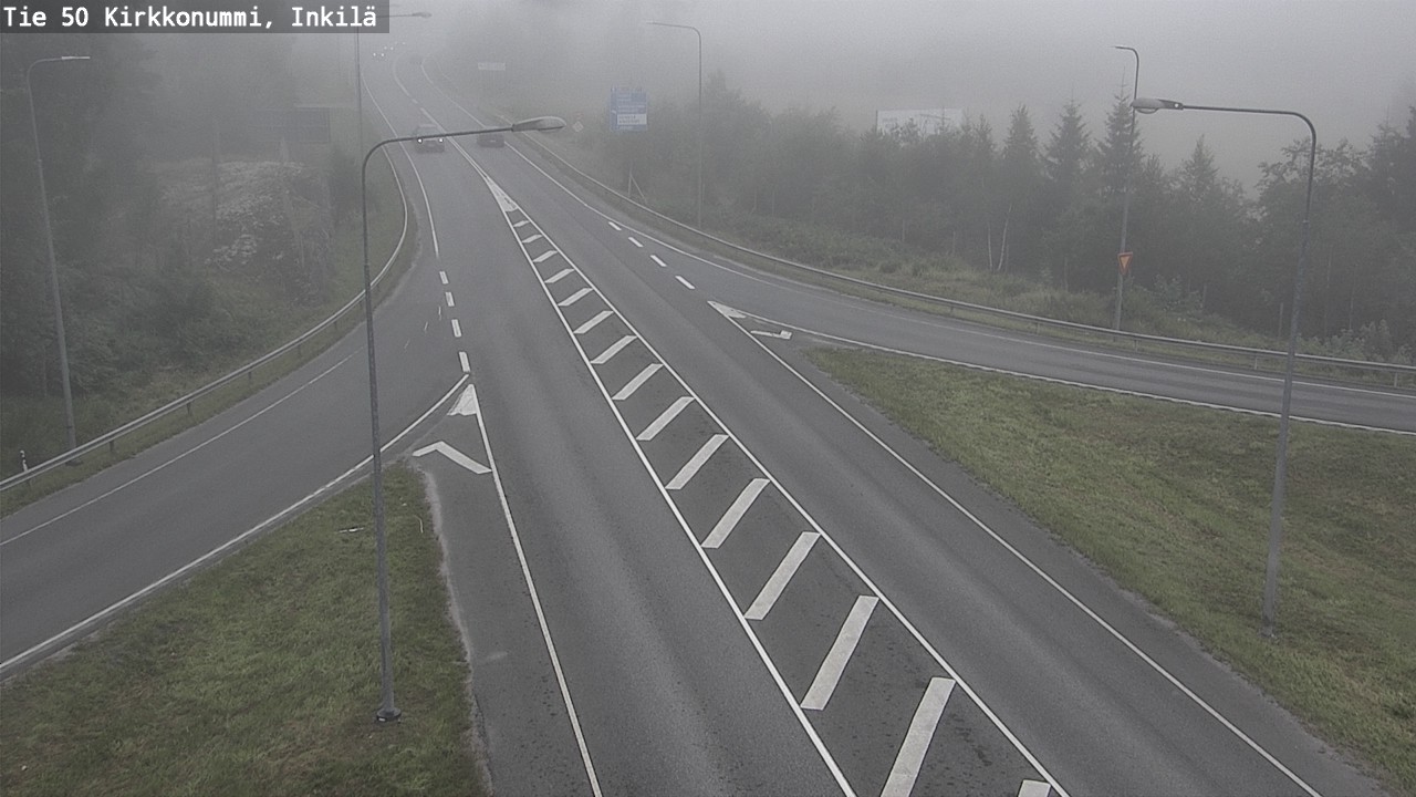 Weather Camera Image Väg 50 Kyrkslätt, Inkilä, Kirkkonummi, Uusimaa