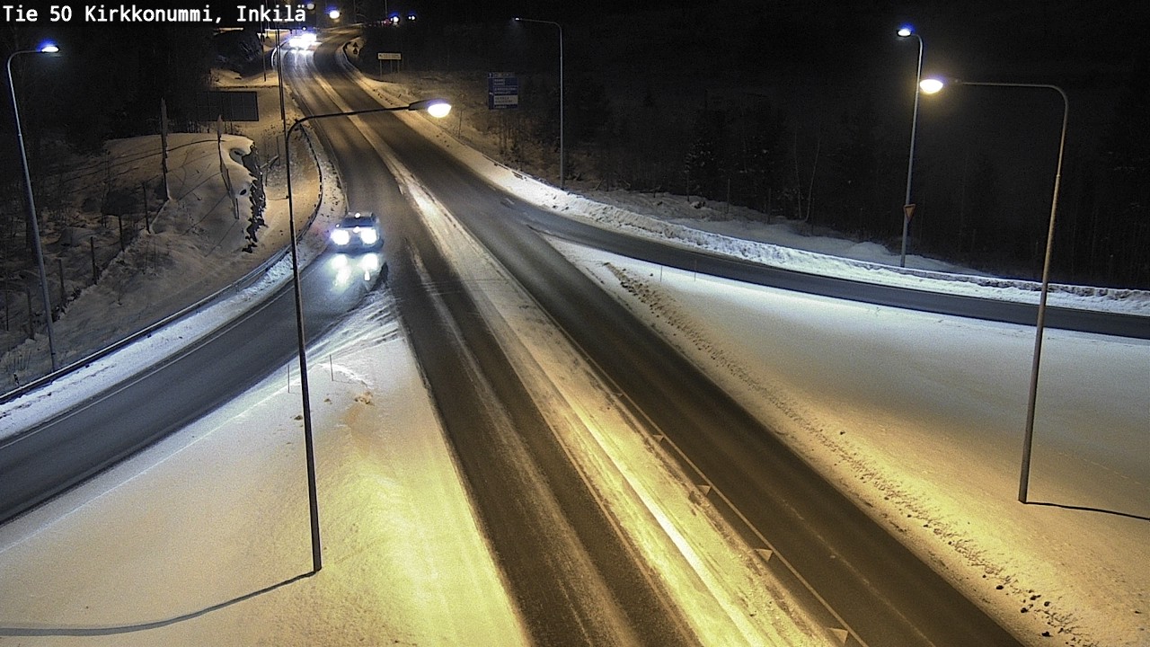 Weather Camera Image Road 50 Kirkkonummi, Inkilä, Kirkkonummi, Uusimaa