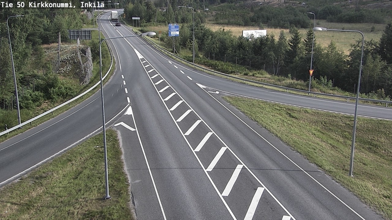 Weather Camera Image Väg 50 Kyrkslätt, Inkilä, Kirkkonummi, Uusimaa