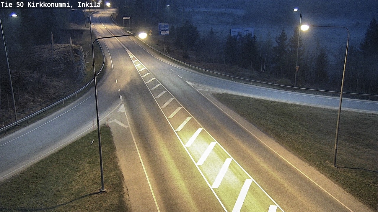 Weather Camera Image Road 50 Kirkkonummi, Inkilä, Kirkkonummi, Uusimaa