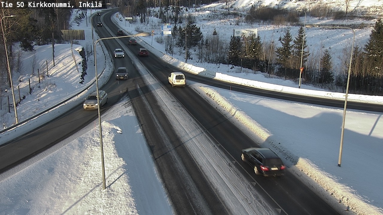 Weather Camera Image Road 50 Kirkkonummi, Inkilä, Kirkkonummi, Uusimaa