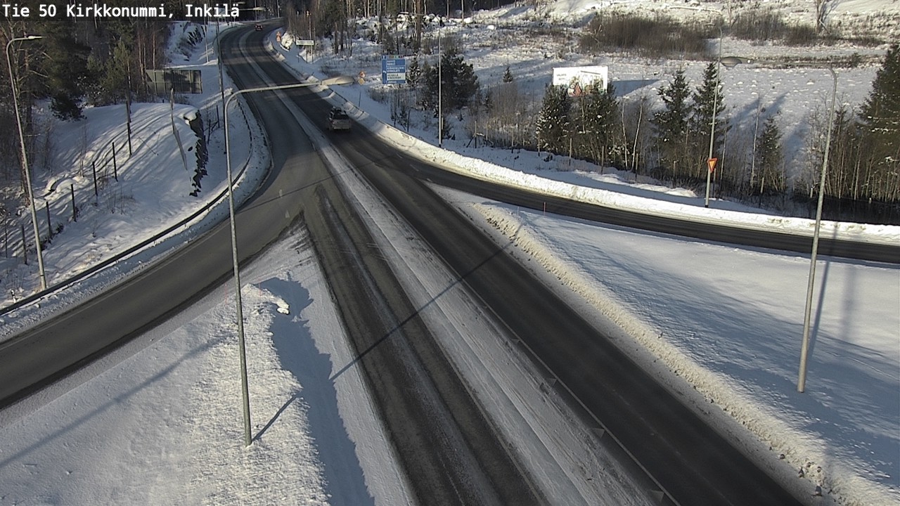 Weather Camera Image Road 50 Kirkkonummi, Inkilä, Kirkkonummi, Uusimaa