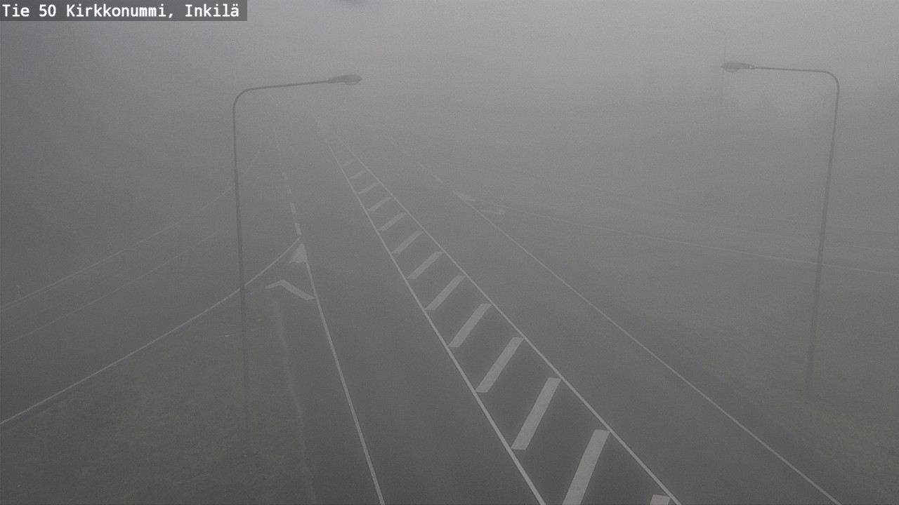 Weather Camera Image Road 50 Kirkkonummi, Inkilä, Kirkkonummi, Uusimaa