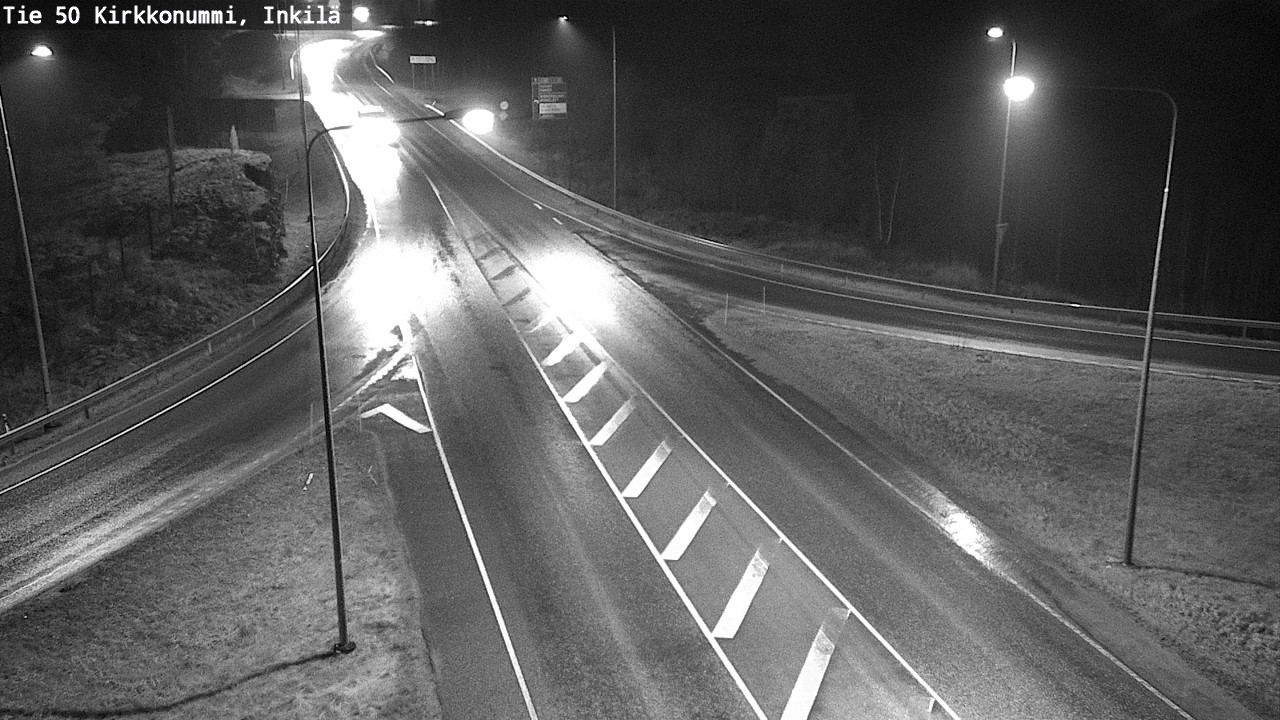 Weather Camera Image Road 50 Kirkkonummi, Inkilä, Kirkkonummi, Uusimaa
