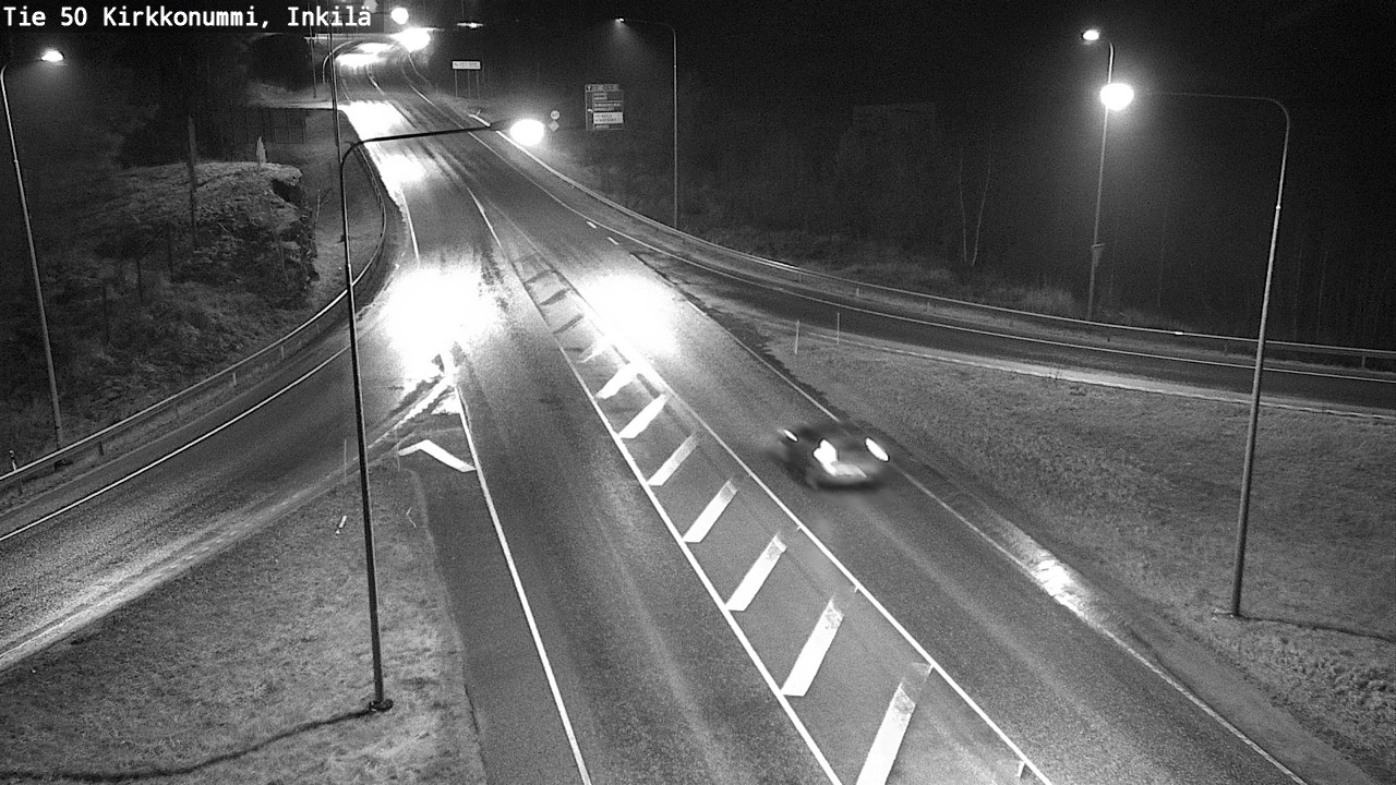 Weather Camera Image Road 50 Kirkkonummi, Inkilä, Kirkkonummi, Uusimaa