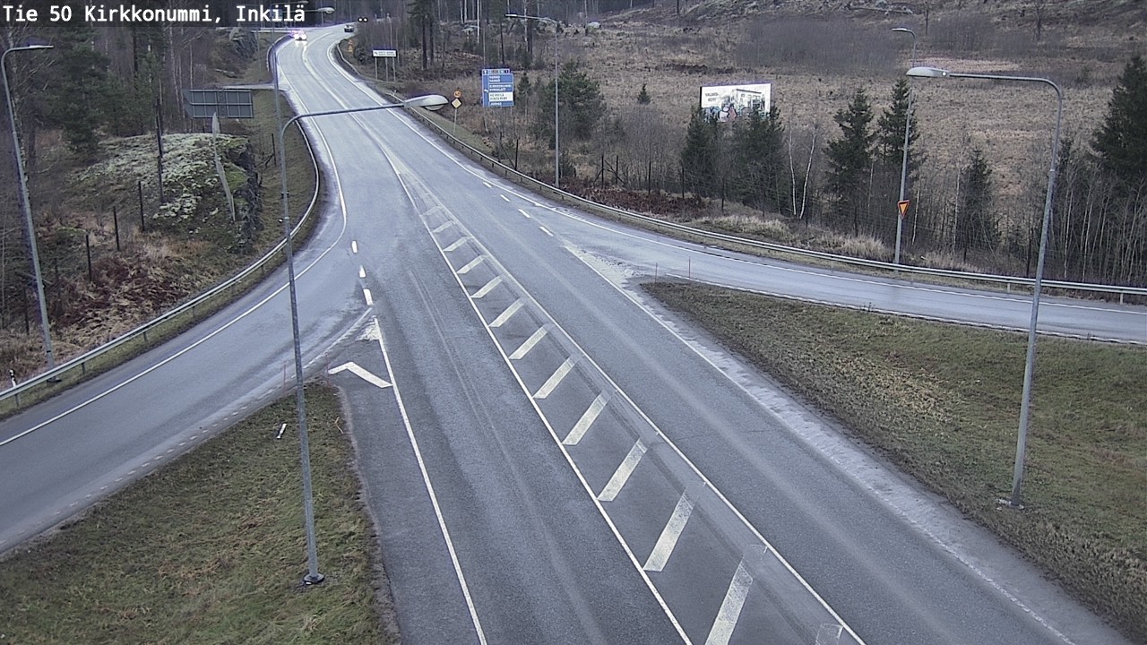 Weather Camera Image Road 50 Kirkkonummi, Inkilä, Kirkkonummi, Uusimaa