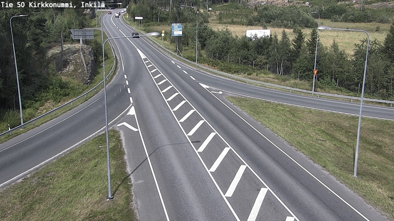 Weather Camera Image Road 50 Kirkkonummi, Inkilä, Kirkkonummi, Uusimaa
