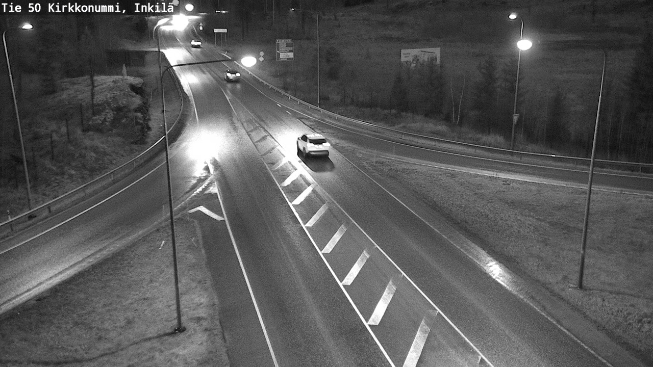 Weather Camera Image Road 50 Kirkkonummi, Inkilä, Kirkkonummi, Uusimaa