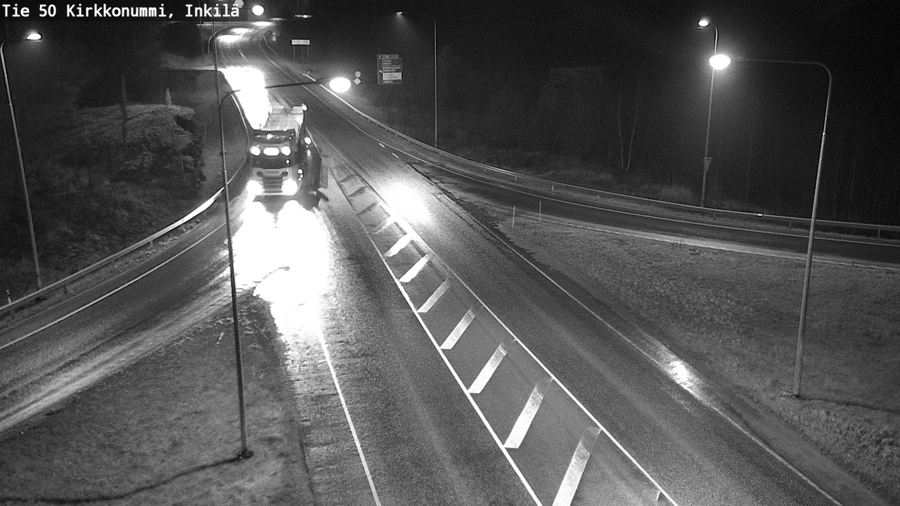 Weather Camera Image Road 50 Kirkkonummi, Inkilä, Kirkkonummi, Uusimaa