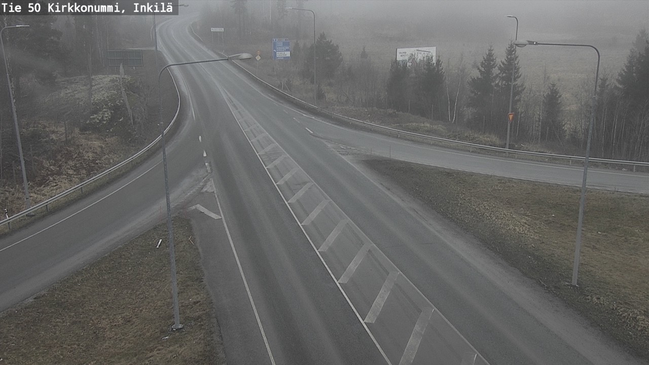 Weather Camera Image Road 50 Kirkkonummi, Inkilä, Kirkkonummi, Uusimaa
