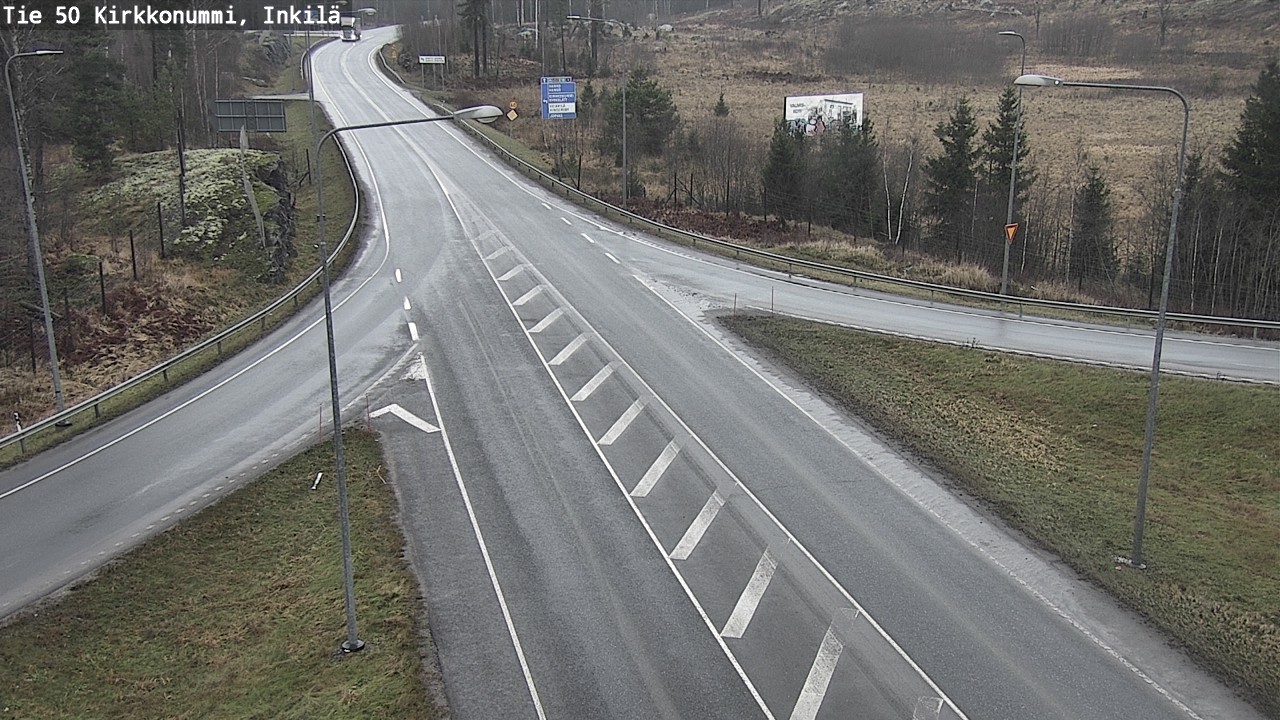 Weather Camera Image Road 50 Kirkkonummi, Inkilä, Kirkkonummi, Uusimaa