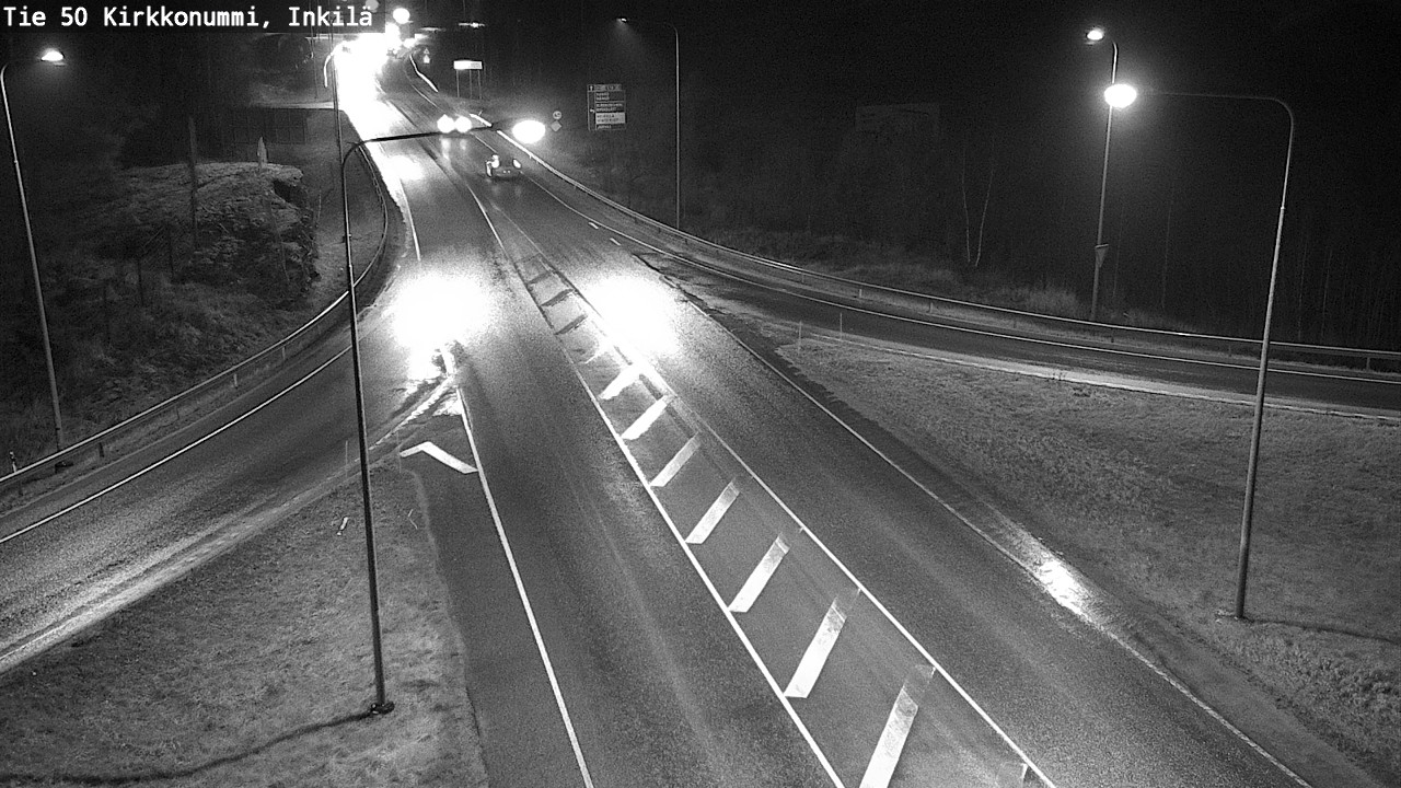 Weather Camera Image Road 50 Kirkkonummi, Inkilä, Kirkkonummi, Uusimaa