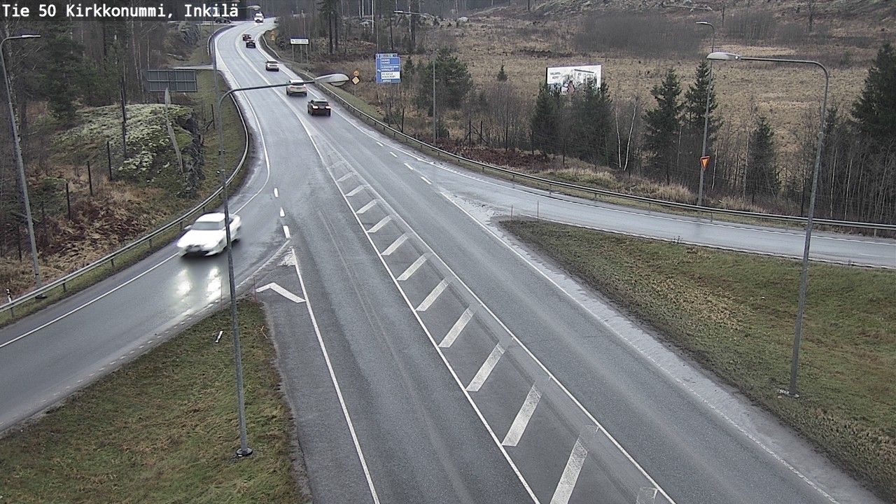 Weather Camera Image Road 50 Kirkkonummi, Inkilä, Kirkkonummi, Uusimaa