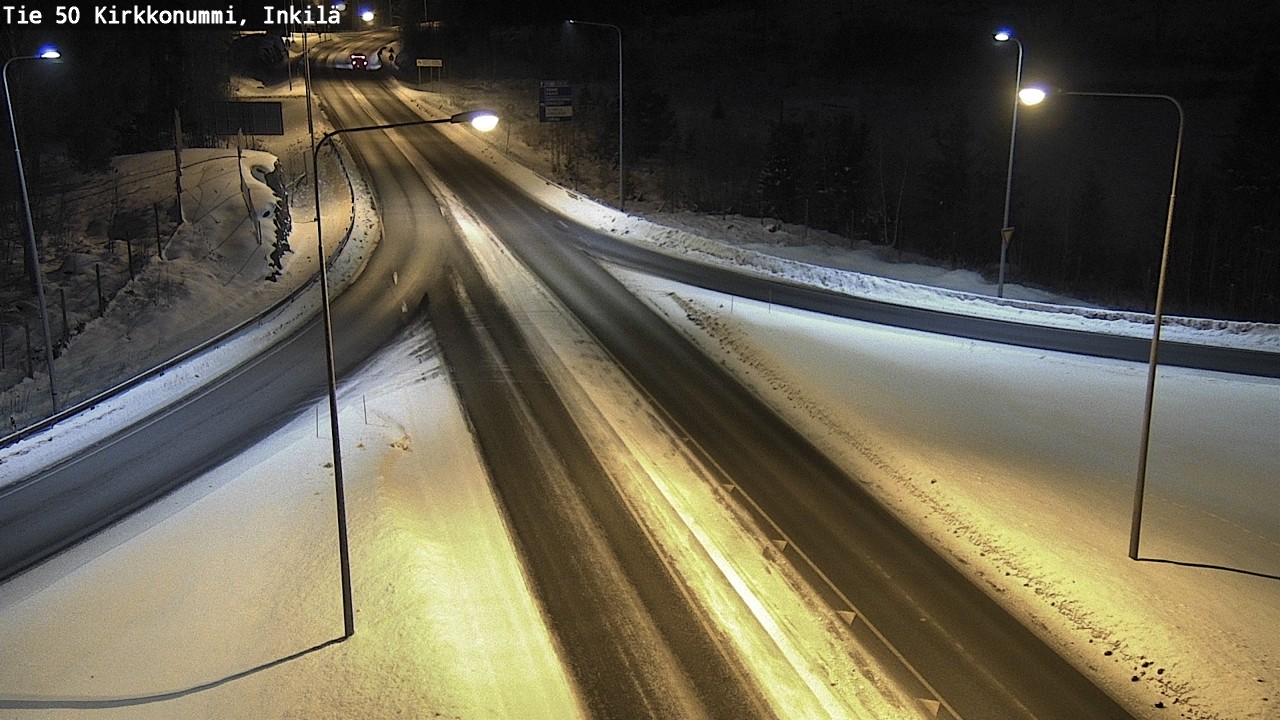 Weather Camera Image Road 50 Kirkkonummi, Inkilä, Kirkkonummi, Uusimaa