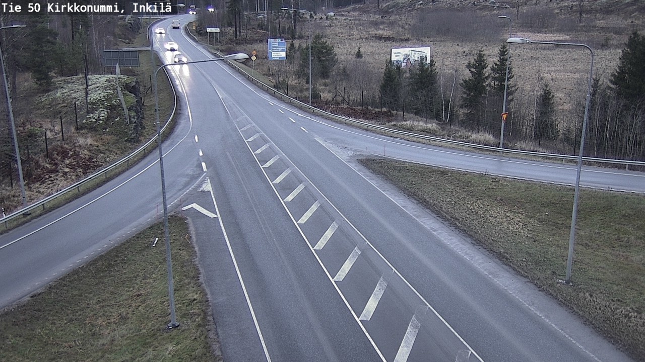 Weather Camera Image Road 50 Kirkkonummi, Inkilä, Kirkkonummi, Uusimaa