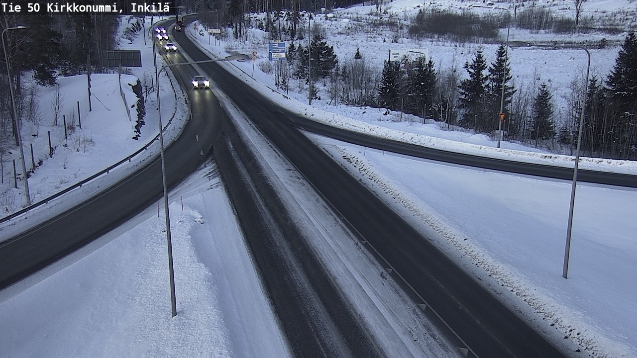 Weather Camera Image Road 50 Kirkkonummi, Inkilä, Kirkkonummi, Uusimaa