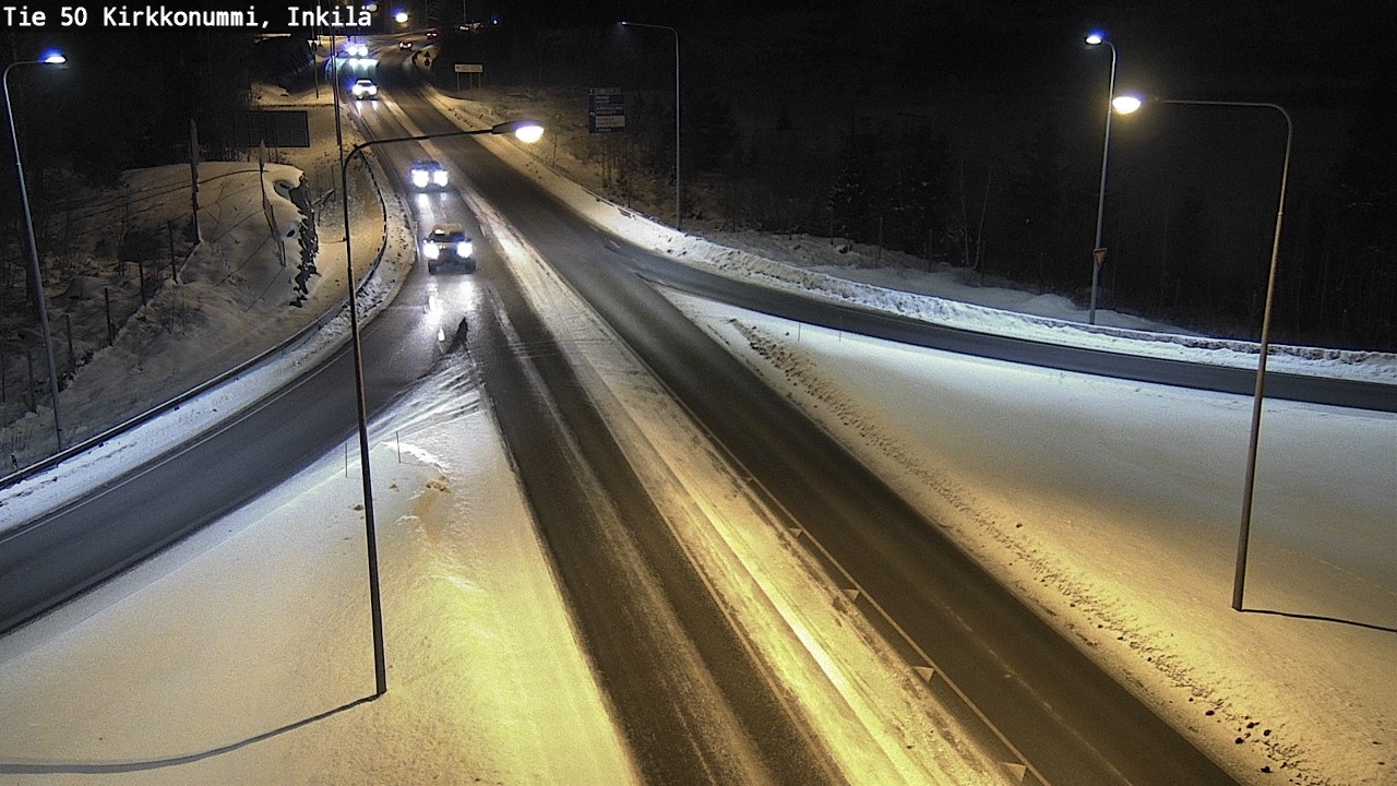 Weather Camera Image Road 50 Kirkkonummi, Inkilä, Kirkkonummi, Uusimaa