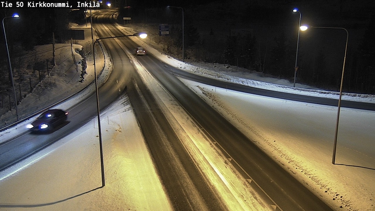 Weather Camera Image Road 50 Kirkkonummi, Inkilä, Kirkkonummi, Uusimaa