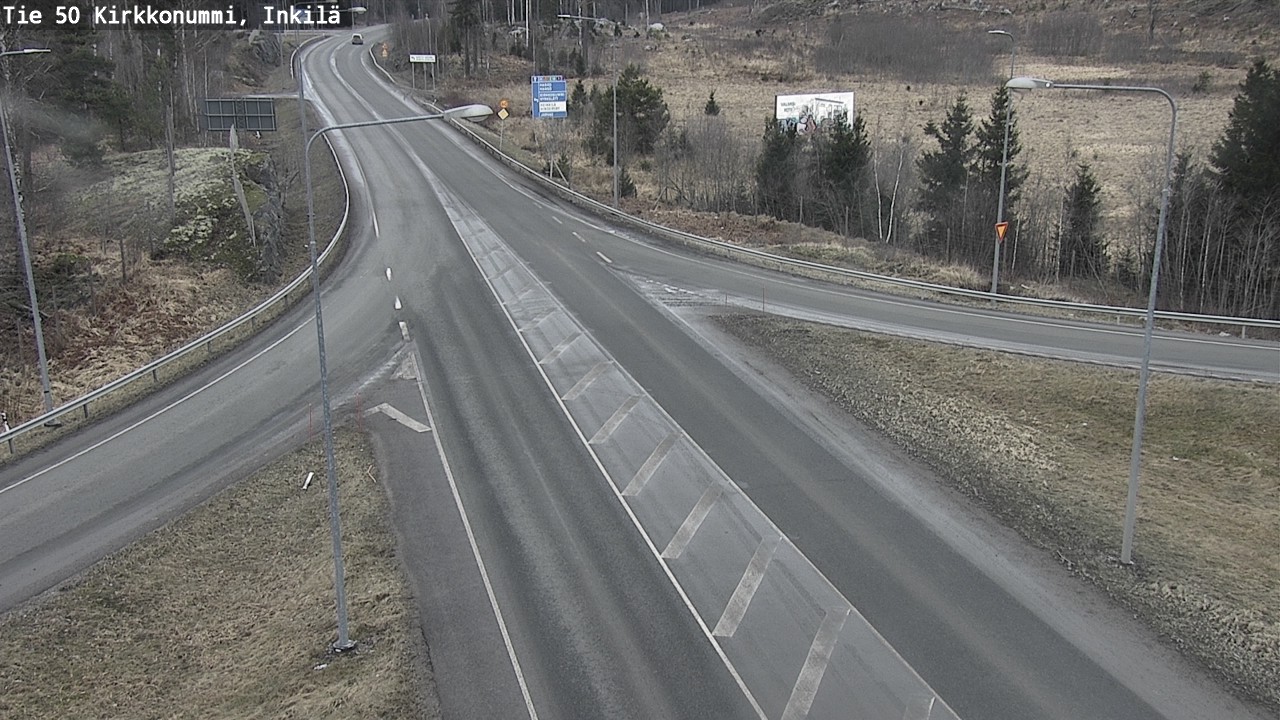 Weather Camera Image Road 50 Kirkkonummi, Inkilä, Kirkkonummi, Uusimaa
